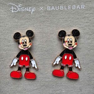Disney Mickey Mouse dangle earrings new in original box